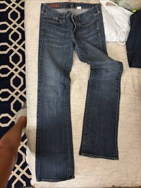 J. Crew Dark Blue Boot Cut Jeans